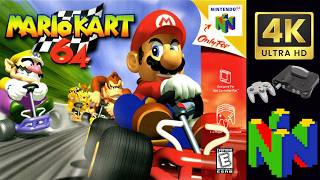 Mario Kart 64 - Full Game 150cc, 100% Longplay, No Commentary [Nintendo 64 4K 2160p]
