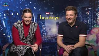 Jeremy Renner & Hailee Steinfeld on Hawkeye, Christmas movies & keeping secrets