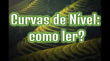 Como identificar curva de nível?
