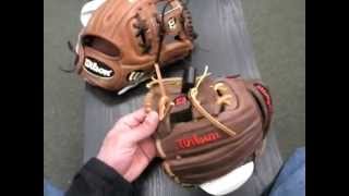Wilson Dustin Pedroia A2000 vs A1K (both DP15's)