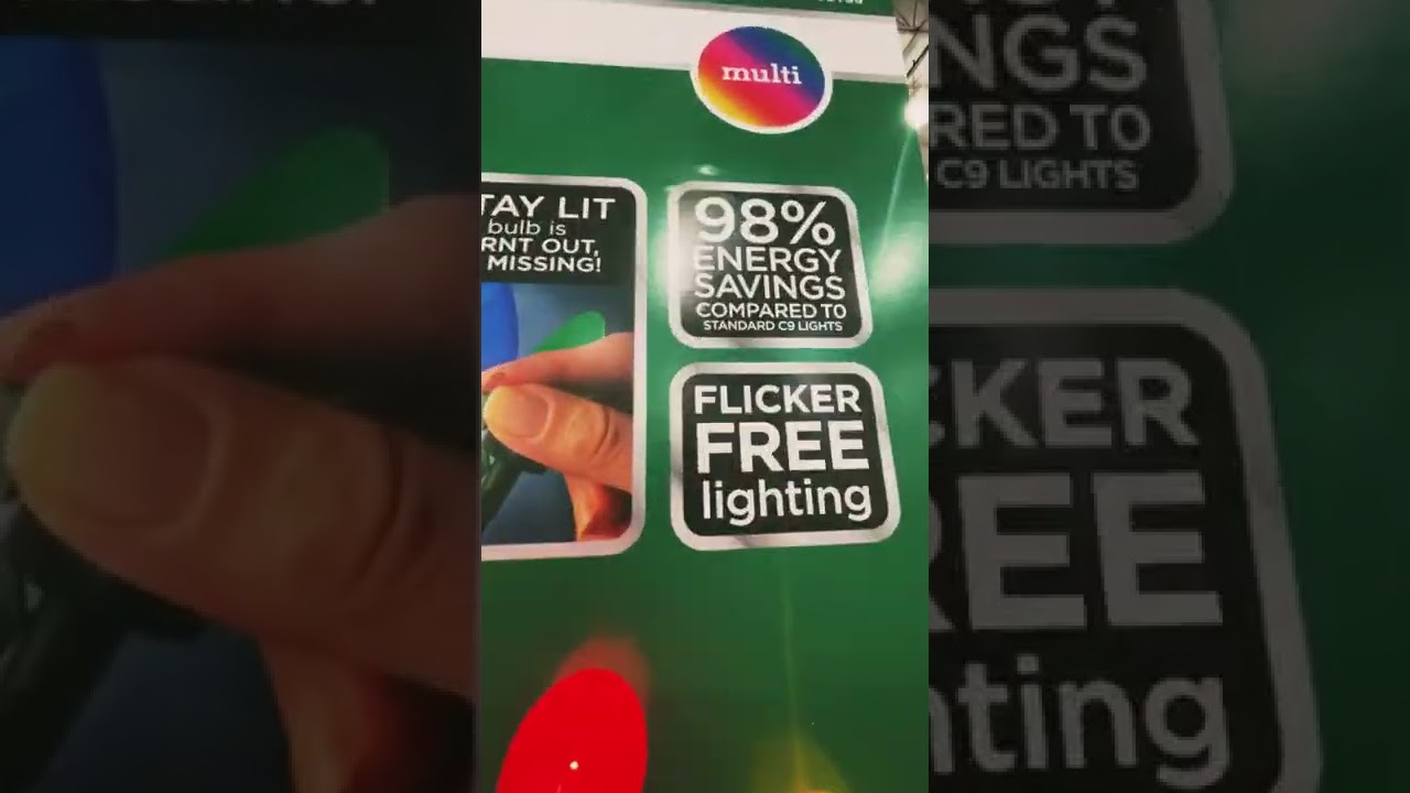 Sylvania LED C9 Multicolor Lights 100 Count at Costco