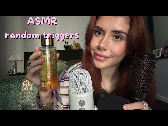 ASMR random fast and slow triggers (ULTRA SENSITIVE) 💕
