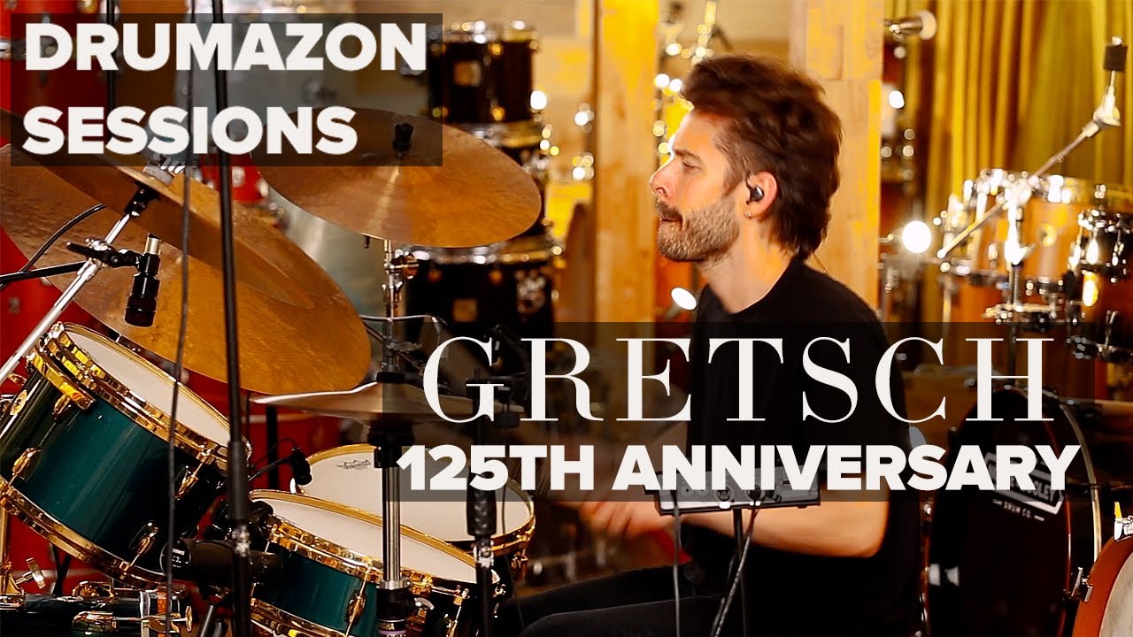 GRETSCH USA CUSTOM 125TH ANNIVERSARY PROGRESSIVE JAZZ DRUM KIT
