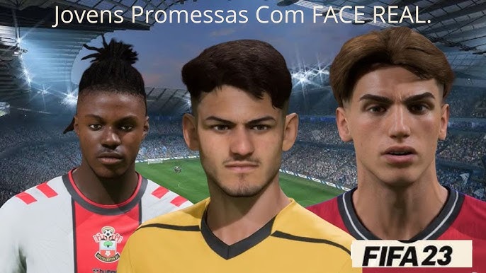 FIFA 23 - AS MELHORES PROMESSAS PORTUGUESAS COM FACE REAL PARA SEU MODO  CARREIRA REALISTA! 