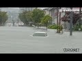 秋田県内大雨　秋田市広面