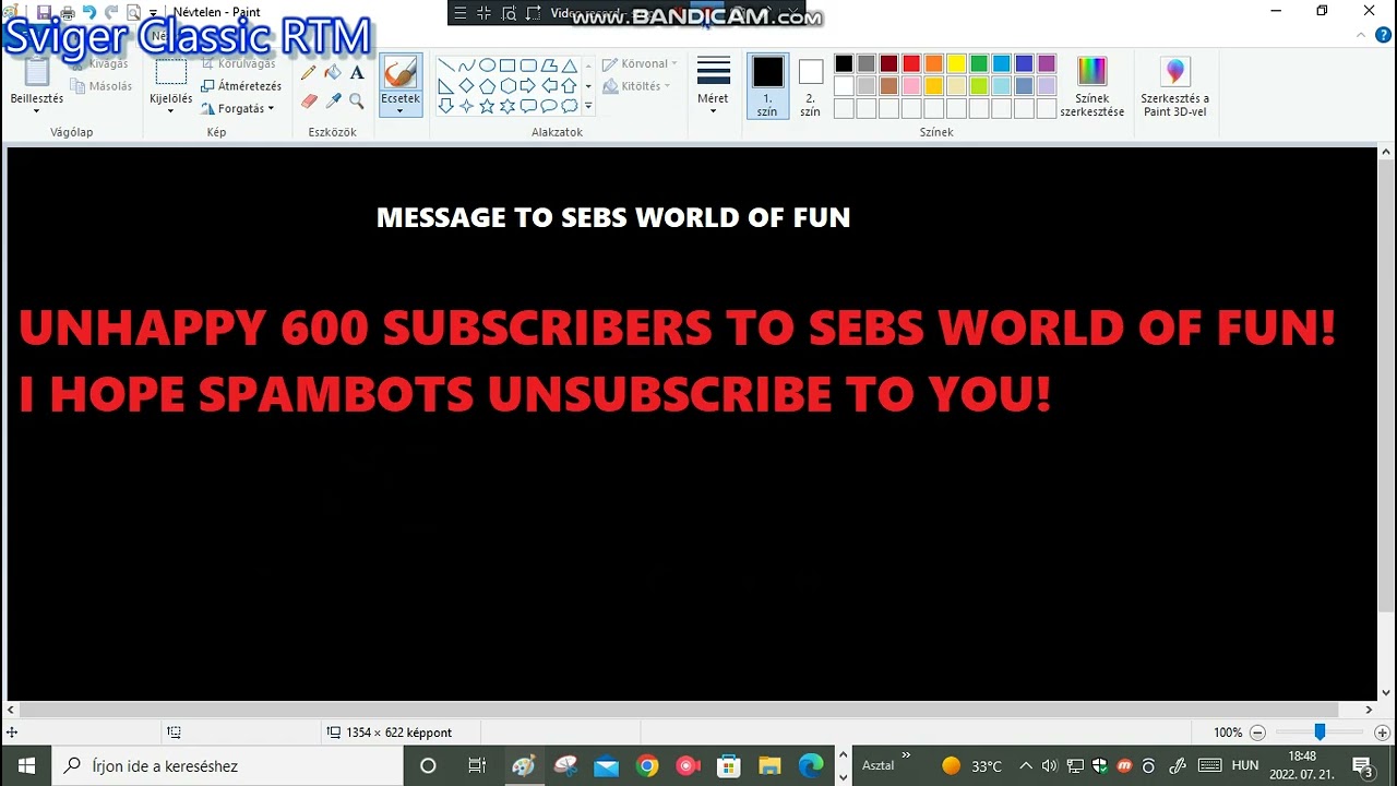 MESSAGE TO Sebs world of fun