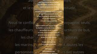 🕊️✨❤️ Prions pour protéger tous les voyageurs et les pèlerins | Saint Jacques 🕊️❤️❤️
