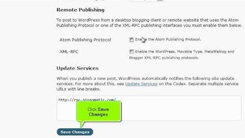 How to set up WordPress 3 Settings