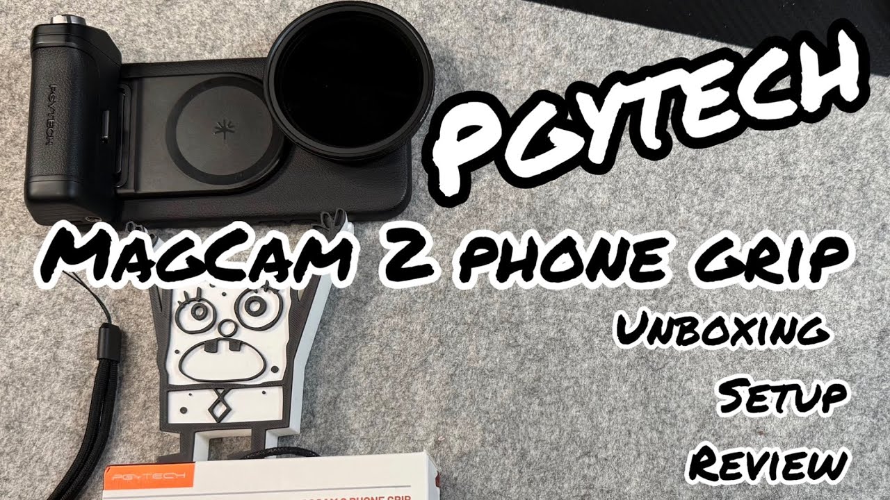 Распаковка, настройка и обзор держателя для камеры телефона PGYTECH MagCam 2. Стоит ли он своих д...
