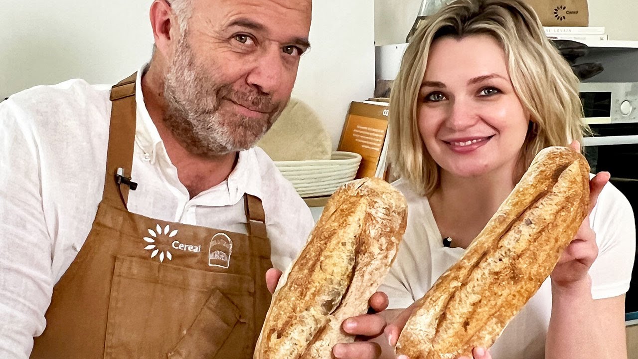 Super crujientes barras de pan para bocadillos ¡SIN AMASAR! con @GlutenMorgenTv