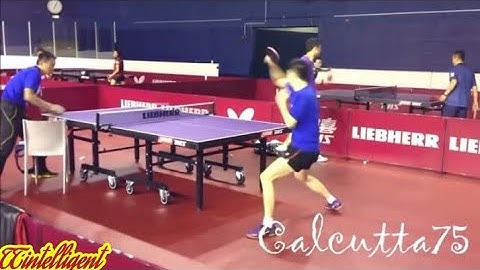 Ma Long Backspin Loop Training