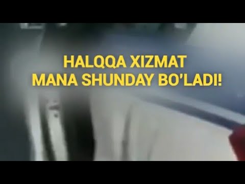 HALQQA XIZMAT MANA SHUNDAY BO'LADI ХАЛКА ХИЗМАТ МАНА ШУНДАЙ БУЛАДИ ИПХ ХОДИМИ ХАЛКА ХИЗМАТ КИЛАЯБДИ