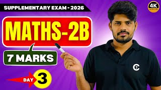 Maths 2b important questions 2026 | Parabola Standard Form | 7 Marks | Day 3 | chaitu7
