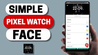 Best Free Simple PIXEL Watch Face App for Android screenshot 4