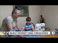Boy trying to earn a few dollars makes unexpected friendship with 90-year-old