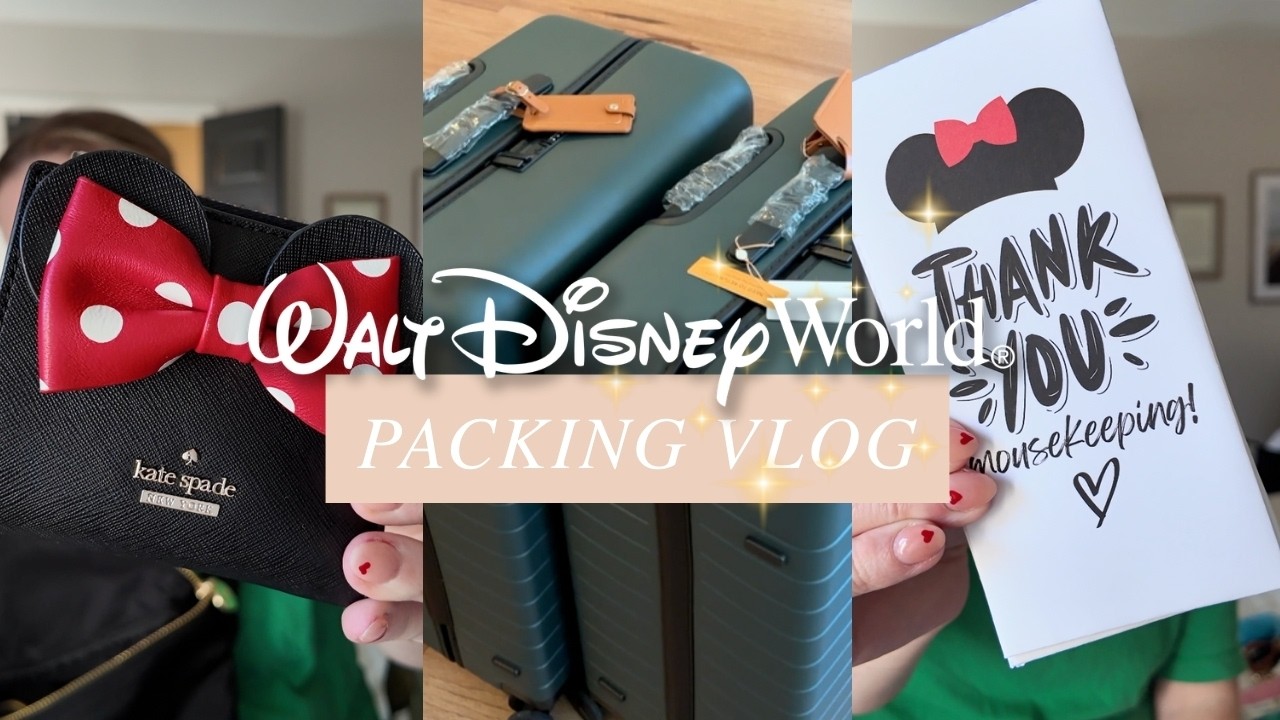 DISNEY PACKING VLOG ✈️ I Stayed Up Too Late Packing for Disney!