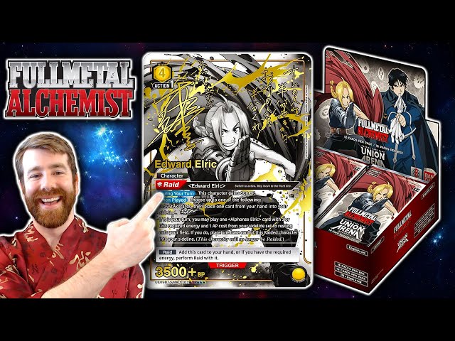 Union Arena Fullmetal Alchemist Booster Box Opening - YouTube