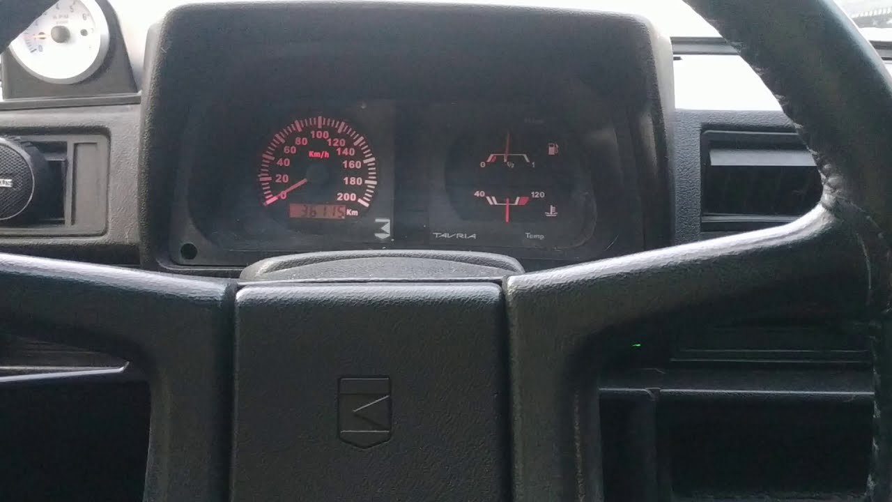 Печка Таврия в мороз - YouTube