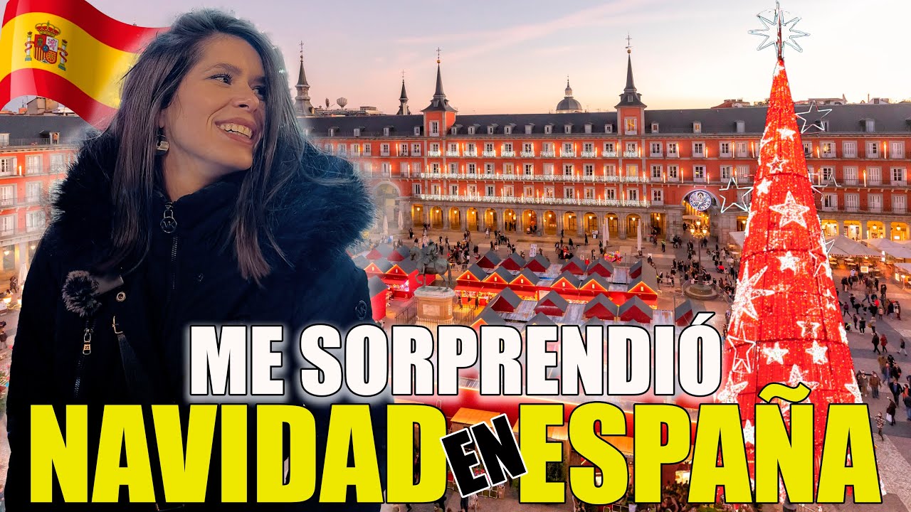 🇪🇸REACCIONANDO POR PRIMERA VEZ a la NAVIDAD EN ESPAÑA 😱💥/ @ANDREAH❣️