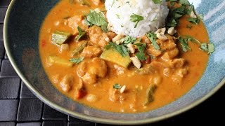 Peanut Curry Chicken  - How to Make Chicken with Peanut Curry Sauce