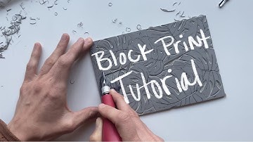 PRINTMAKING Tutorial - How To LINOCUT for Beginners Pt. 2