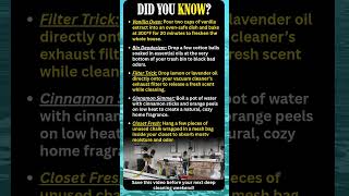 5 Secrets to Make Your Home Smell Amazing! #cleaninghacks #homehacks