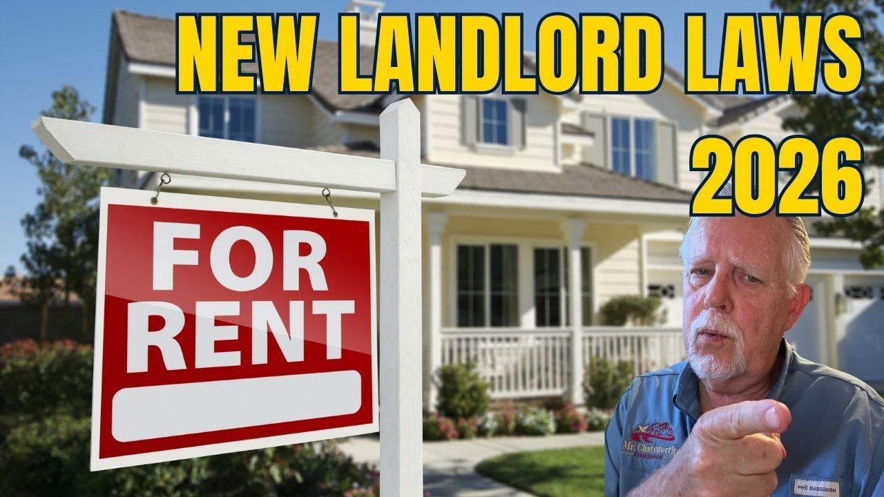 3 New Rental Laws CA Landlords Must Know 2026 - YouTube