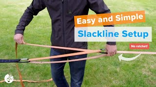 How to set slackline: With trees, without & indoor setups YogaSlackers