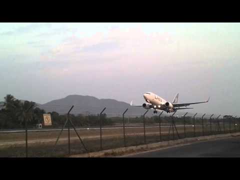 V1 ROTATE V2 B737-700 LAN SKSM