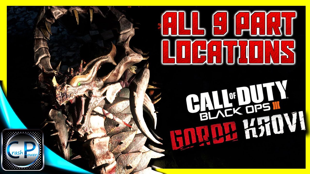 HOW TO BUILD "DRAGON SHIELD" & ALL 9 PART LOCATIONS in GOROD KROVI! BO3