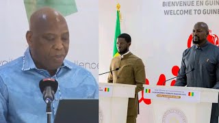 🚨Suivez la Lecture du Communiqué conjoint & le discours de Diomaye en Guinée devant Mamadi Doumbouya
