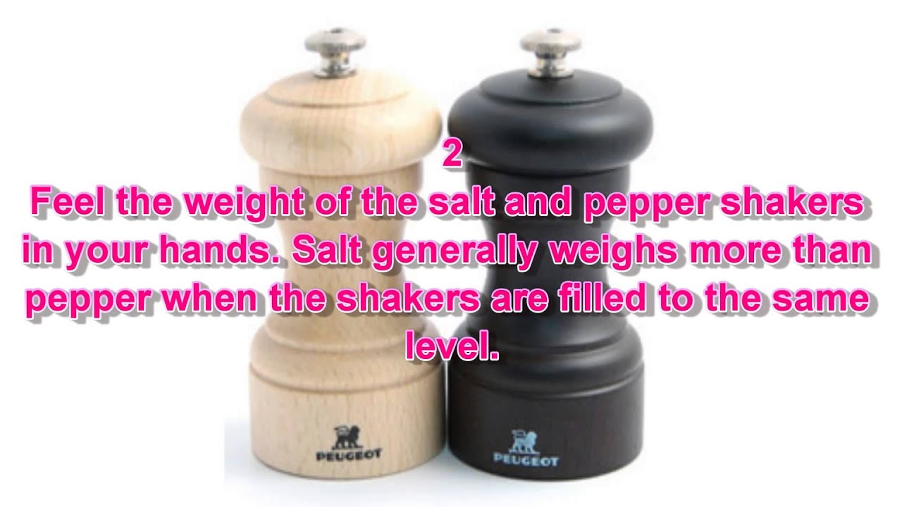How to Identify Salt & Pepper Shakers YouTube
