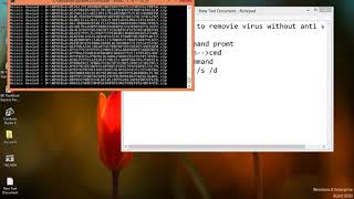 How to remove viruses without antivirus using cmd (PC tricks 2017) screenshot 4