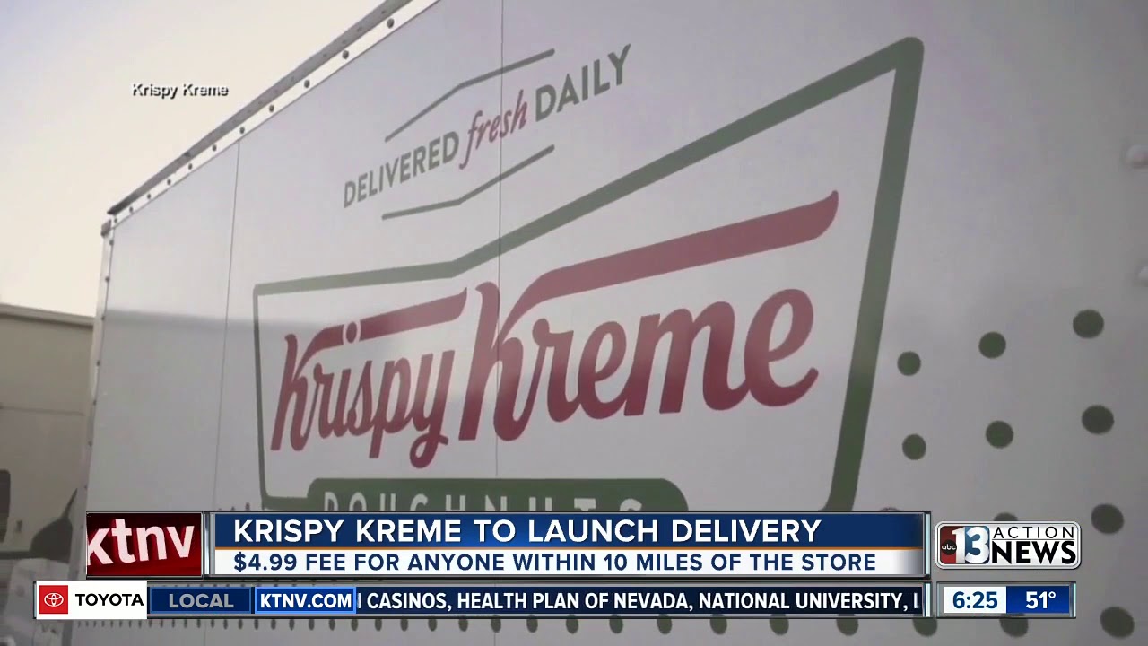 Krispy Kreme To Launch Delivery Service Youtube