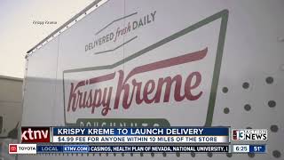 Krispy Kreme to launch delivery service