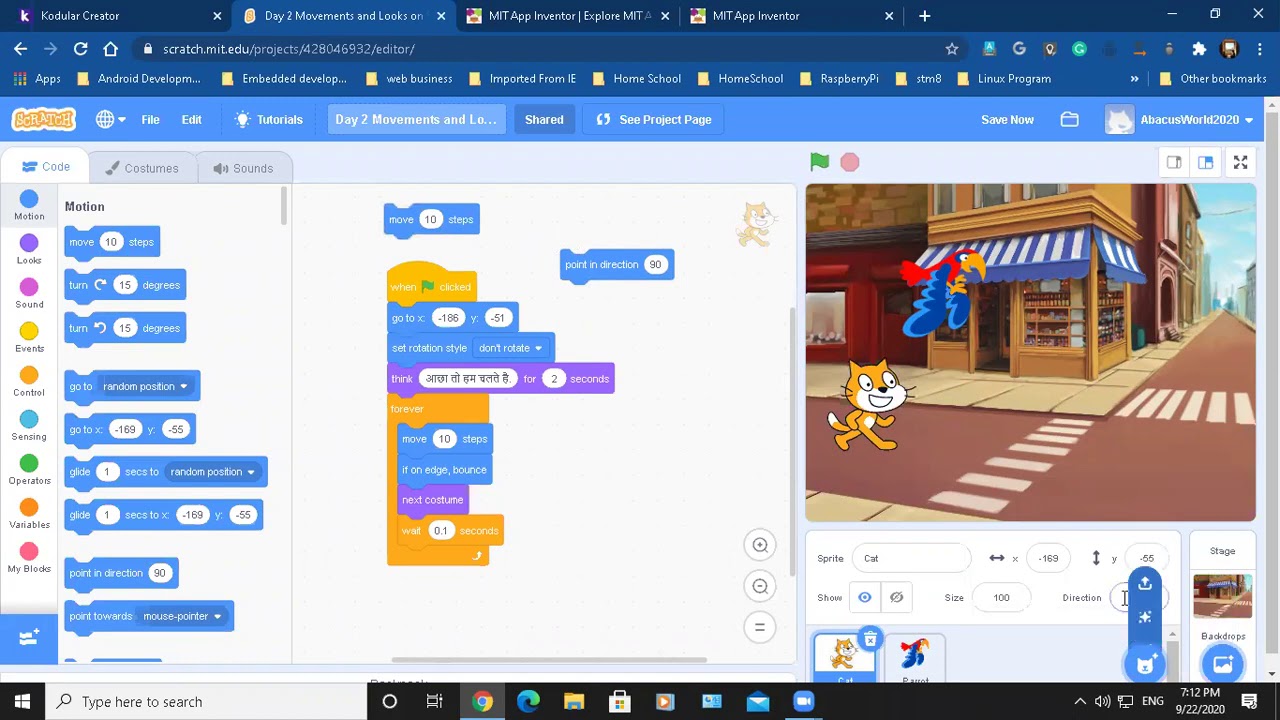 Free Complete Scratch Coding Course in Gujarati Day 2 - YouTube