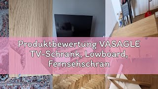 Produktbewertung VASAGLE TV-Schrank, Lowboard, Fernsehschrank mit Verstellbarer Ablage, für Fernsehe