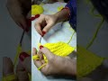 Tutorial to make pretty hair Clips/Rubber Band #diy #artcraft #yarn #yarnart #craft #diycrafts 