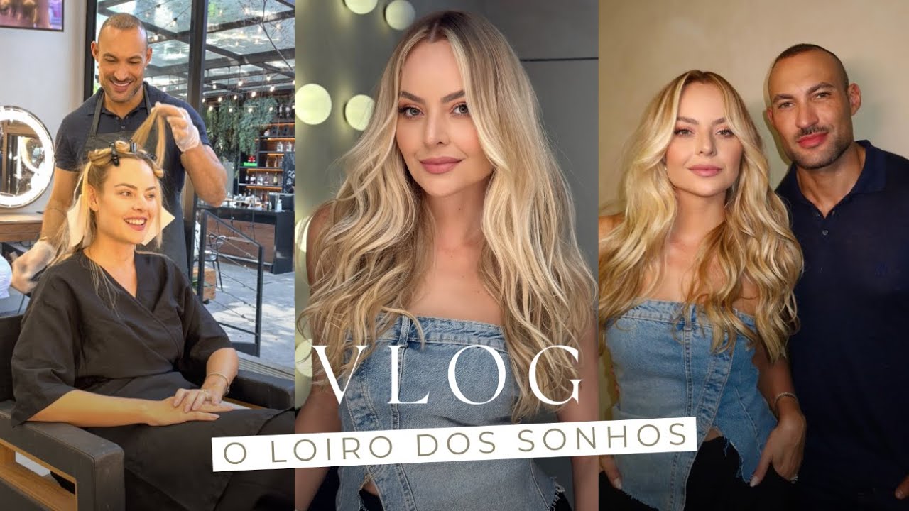 VLOG: Retoquei meu LOIRO com ROMEU FELIPE - o loiro ILUMINADO mais INCRÍVEL | Layla Monteiro