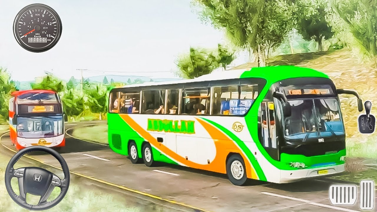 Modern Coach Bus Diving Game 3D_Offroad Bus Driving Simulator _AndroidGameplay