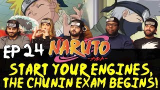 Naruto - Episode 24 Start Your Engines, The Chunin Exam Begins! - Group Reaction