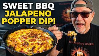 Sweet BBQ Jalapeno Popper Dip