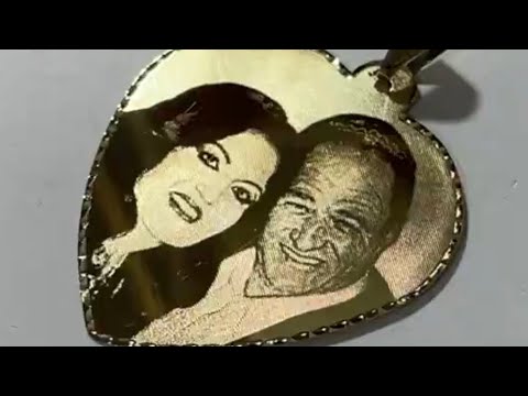 High quality photo engrave on 14\18\21K Gold or 925 Silver pendants