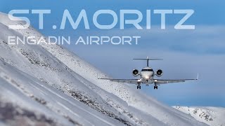 Spectacular Alpine Takeoffs & Landings | Samedan St. Moritz [#PC12 #PC24 #F2TH #CL60]