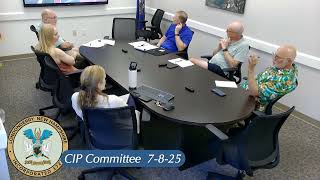 Capital Improvement Planning (CIP) Meeting 7/8/2025