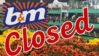 B&M Garden Centres closing!