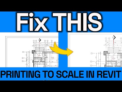 FIX THIS ERROR WHEN EXPORTING OR PRINTING SHEETS IN REVIT. How to Print To Scale in Revit.
