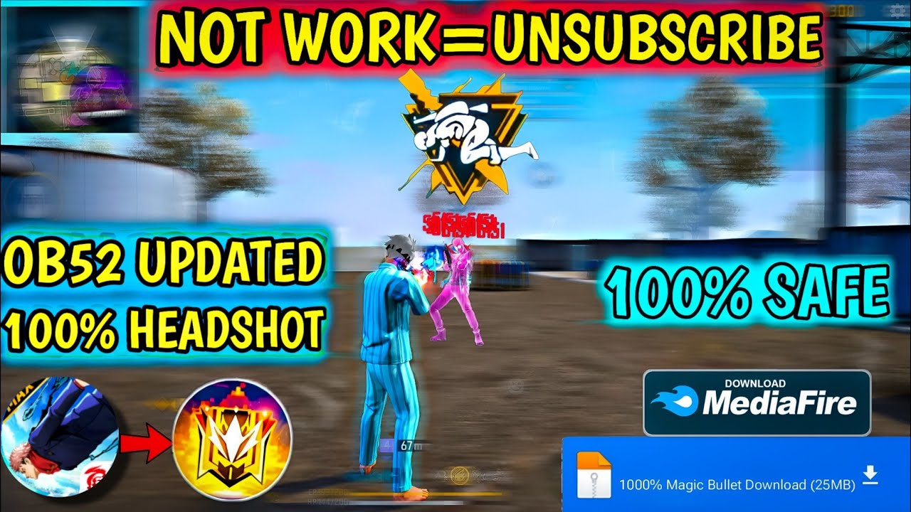 Ob52 Updated New Auto Headshot Hack Free fire | Free fire Max Auto Headshot Hack Today Antiban