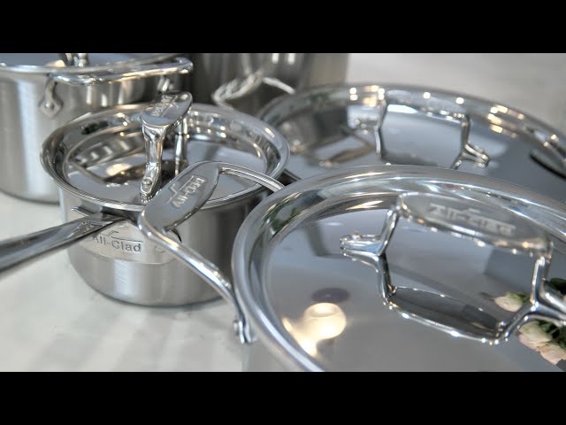 UNBOXING Kirkland Signature 10-piece 5-ply Clad Stainless Steel