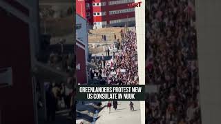 Greenlanders protest opening of new US consulate in Nuuk | #AlertShorts